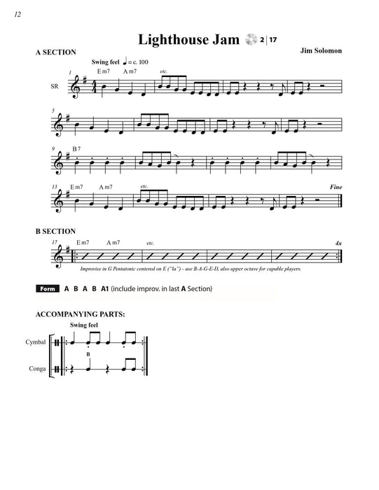 Hot Jams for Recorder With Guitar and Drum 吉他 鼓 | 小雅音樂 Hsiaoya Music