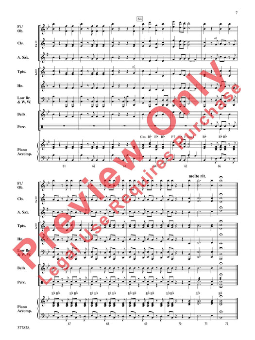 Two Holiday Classics Flute Section Feature 長笛樂節 總譜 | 小雅音樂 Hsiaoya Music