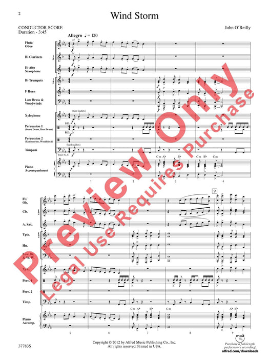 Wind Storm 管樂 總譜 | 小雅音樂 Hsiaoya Music