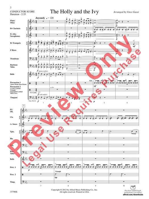 The Holly and the Ivy 總譜 | 小雅音樂 Hsiaoya Music