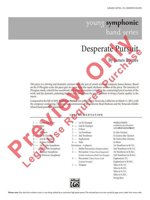 Desperate Pursuit 總譜 | 小雅音樂 Hsiaoya Music