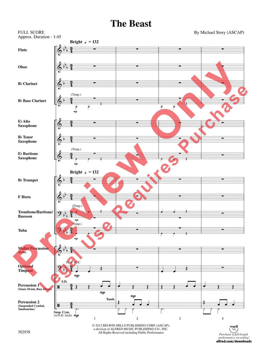 The Beast 總譜 | 小雅音樂 Hsiaoya Music