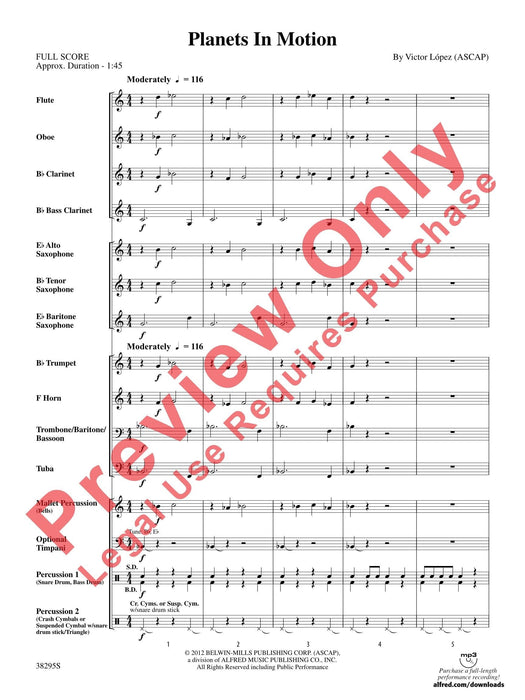 Planets in Motion 總譜 | 小雅音樂 Hsiaoya Music