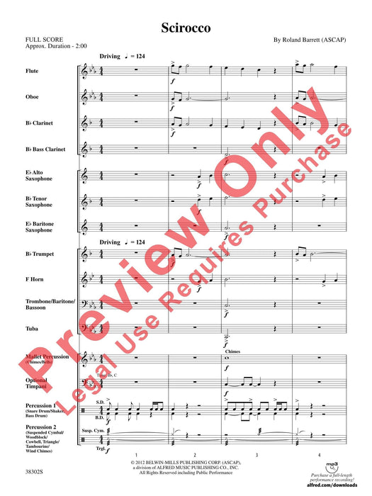 Scirocco 總譜 | 小雅音樂 Hsiaoya Music