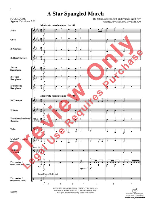 A Star-Spangled March 進行曲 總譜 | 小雅音樂 Hsiaoya Music