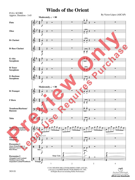 Winds of the Orient 總譜 | 小雅音樂 Hsiaoya Music