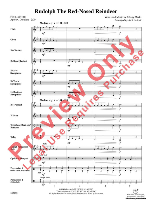 Rudolph the Red-Nosed Reindeer 總譜 | 小雅音樂 Hsiaoya Music