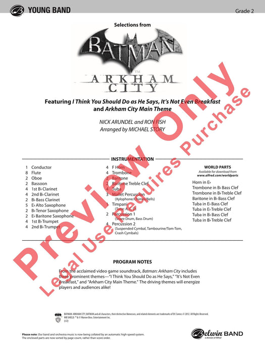 Batman: Arkham City, Selections from Featuring: I Think You Should Do As He Says / It's Not Even Breakfast / Arkham City Main Theme 主題 | 小雅音樂 Hsiaoya Music