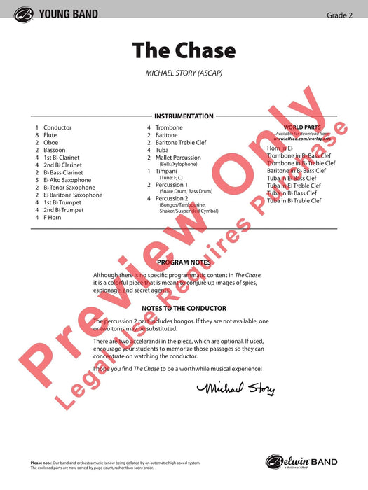 The Chase 總譜 | 小雅音樂 Hsiaoya Music