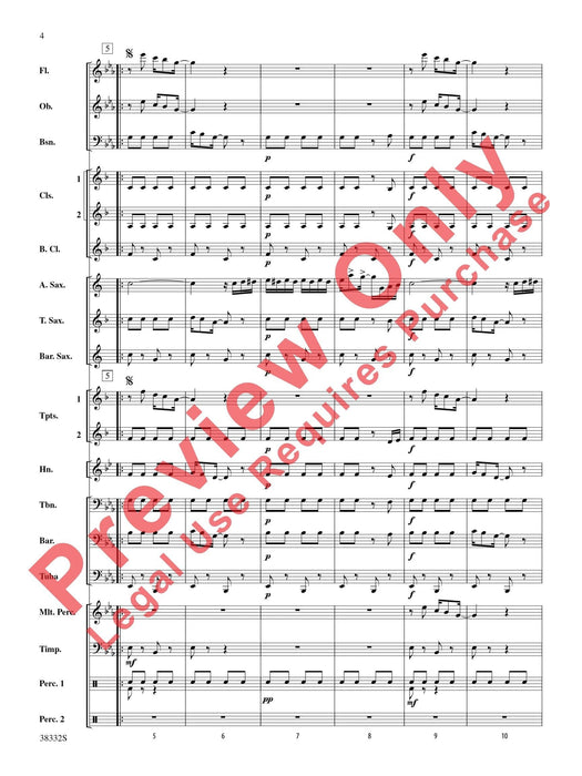 Lassus Sax Alto Saxophone Section Feature 中音薩氏管 總譜 | 小雅音樂 Hsiaoya Music