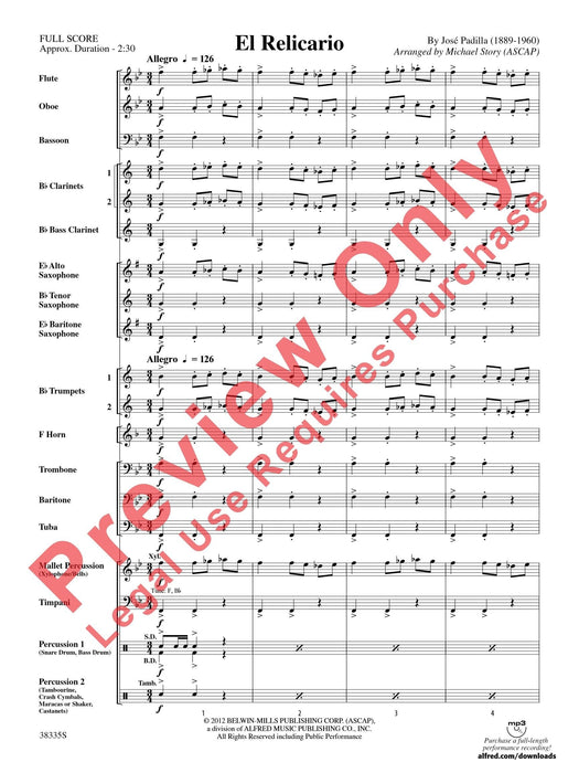 El Relicario 總譜 | 小雅音樂 Hsiaoya Music