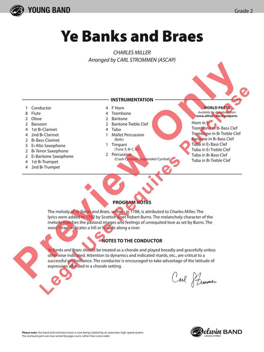 Ye Banks and Braes 總譜 | 小雅音樂 Hsiaoya Music