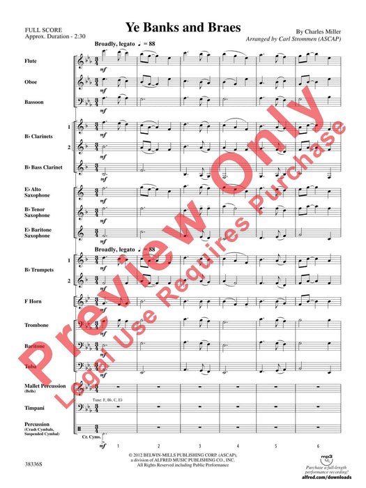 Ye Banks and Braes 總譜 | 小雅音樂 Hsiaoya Music