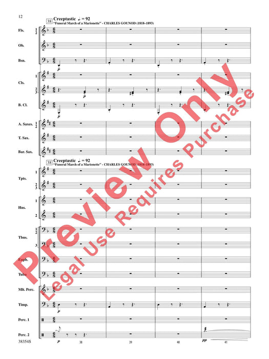 Band-O-Ween Pieces Macabre 小品 總譜 | 小雅音樂 Hsiaoya Music