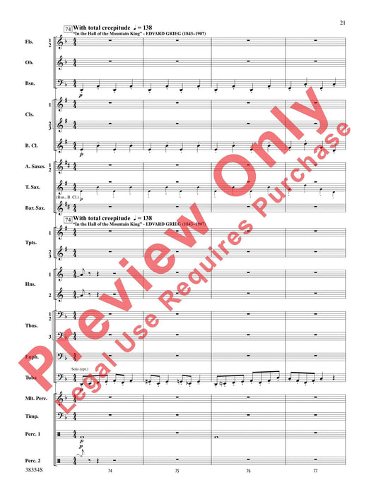 Band-O-Ween Pieces Macabre 小品 總譜 | 小雅音樂 Hsiaoya Music