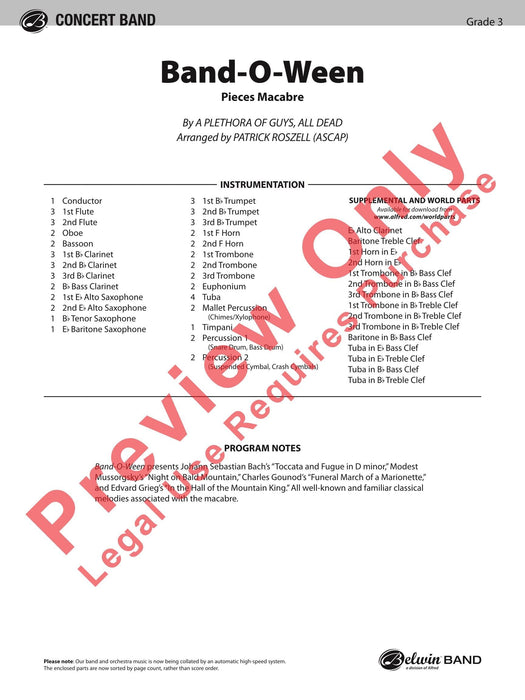 Band-O-Ween Pieces Macabre 小品 | 小雅音樂 Hsiaoya Music