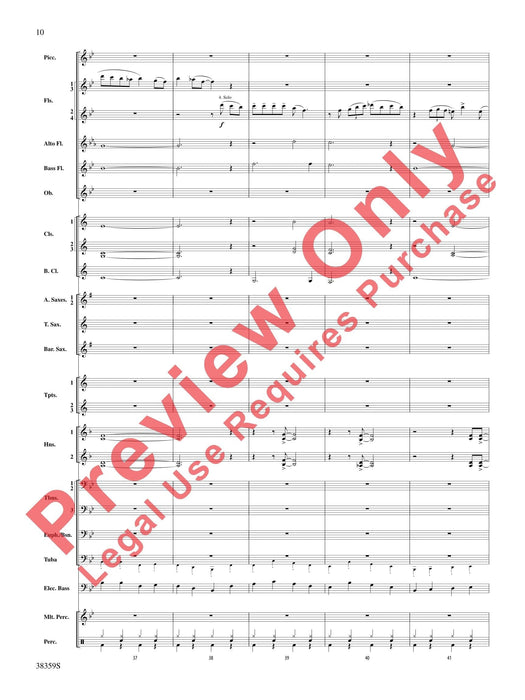 Those Fabulous Flutes Flute Quartet (or Optional Flute Choir) with Band Accompaniment 長笛 四重奏 長笛 伴奏 總譜 | 小雅音樂 Hsiaoya Music