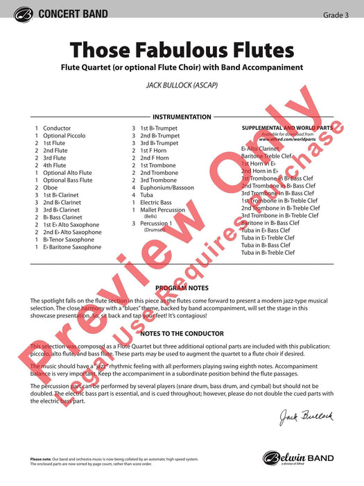 Those Fabulous Flutes Flute Quartet (or Optional Flute Choir) with Band Accompaniment 長笛 四重奏 長笛 伴奏 | 小雅音樂 Hsiaoya Music