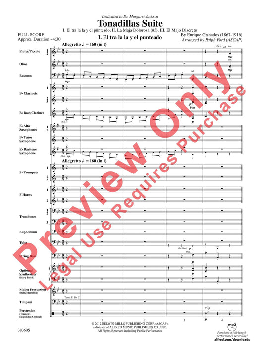 Tonadillas Suite 組曲 總譜 | 小雅音樂 Hsiaoya Music