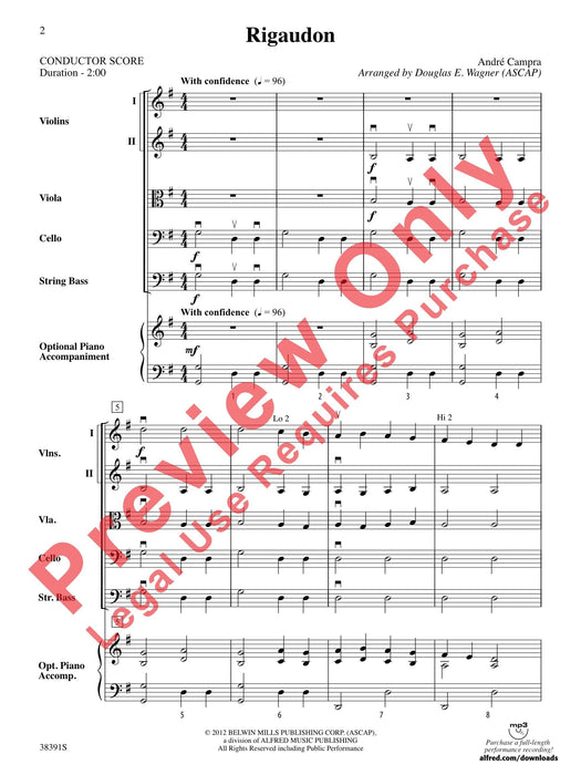 Rigaudon 總譜 | 小雅音樂 Hsiaoya Music