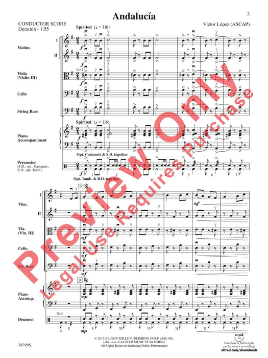 Andalucía 總譜 | 小雅音樂 Hsiaoya Music