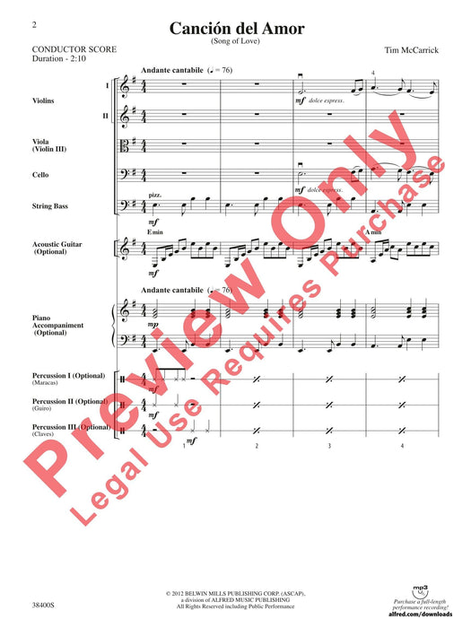 Canción del Amor Song of Love 總譜 | 小雅音樂 Hsiaoya Music