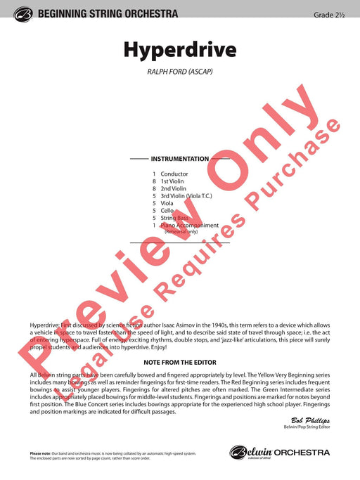 Hyperdrive 總譜 | 小雅音樂 Hsiaoya Music