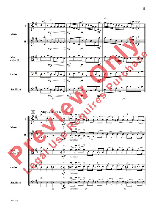 Concerto a Cinque, Opus 7, No. 1 阿比諾尼 協奏曲 作品 總譜 | 小雅音樂 Hsiaoya Music