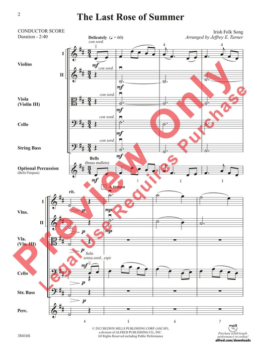 The Last Rose of Summer 總譜 | 小雅音樂 Hsiaoya Music