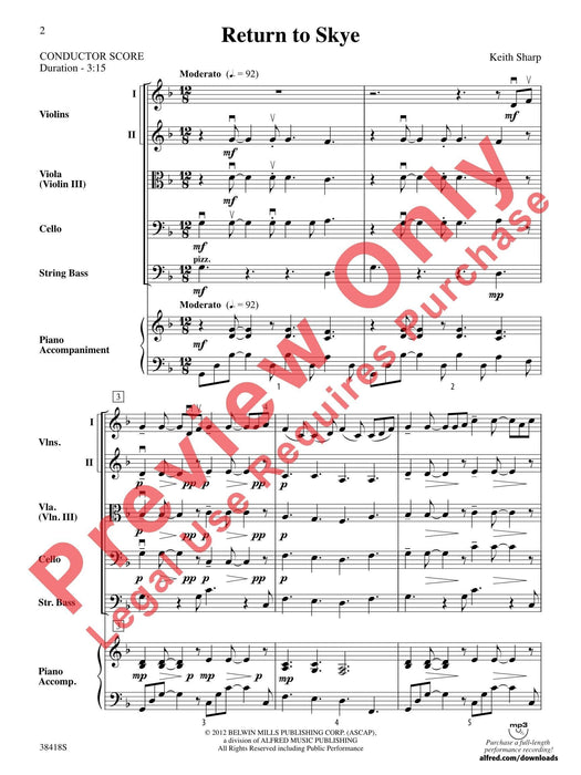 Return to Skye 總譜 | 小雅音樂 Hsiaoya Music