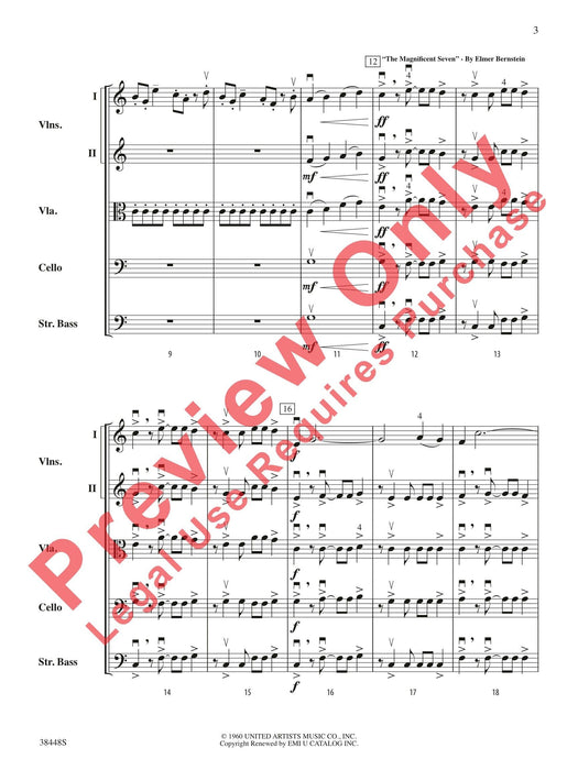 Blazing Bows of the West! Featuring: The Magnificent Seven / How the West Was Won (Main Title) / Blazing Saddles 總譜 | 小雅音樂 Hsiaoya Music