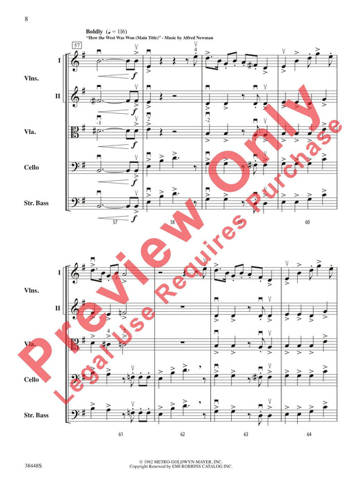 Blazing Bows of the West! Featuring: The Magnificent Seven / How the West Was Won (Main Title) / Blazing Saddles 總譜 | 小雅音樂 Hsiaoya Music