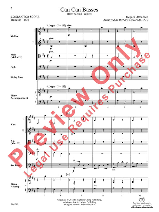 Can Can Basses Bass Section Feature 歐芬巴赫 樂節 | 小雅音樂 Hsiaoya Music