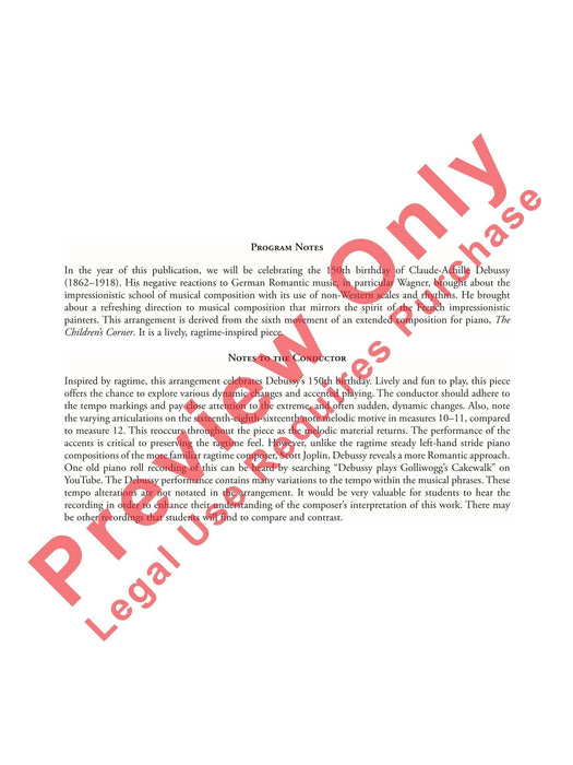 Golliwogg's Cakewalk 德布西 黑娃娃的步態舞 總譜 | 小雅音樂 Hsiaoya Music