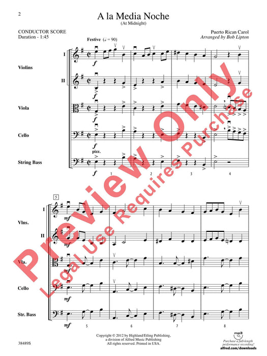 A la Media Noche (At Midnight) 總譜 | 小雅音樂 Hsiaoya Music