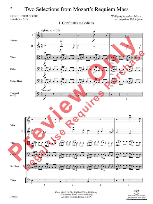 Two Selections from Mozart's Requiem Mass 莫札特 安魂曲彌撒曲 | 小雅音樂 Hsiaoya Music