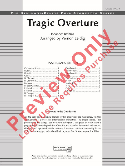 Tragic Overture 布拉姆斯 悲劇序曲 | 小雅音樂 Hsiaoya Music