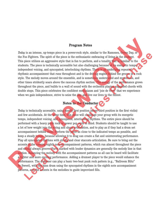 Today 總譜 | 小雅音樂 Hsiaoya Music