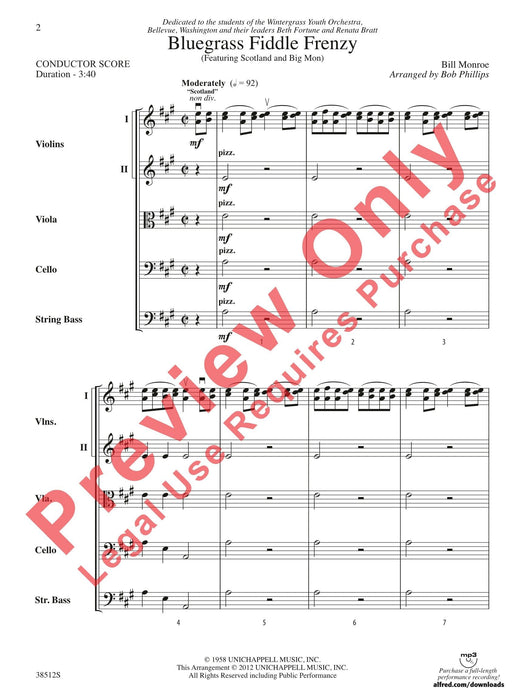 Bluegrass Fiddle Frenzy Featuring: Scotland / Big Mon 提琴 總譜 | 小雅音樂 Hsiaoya Music