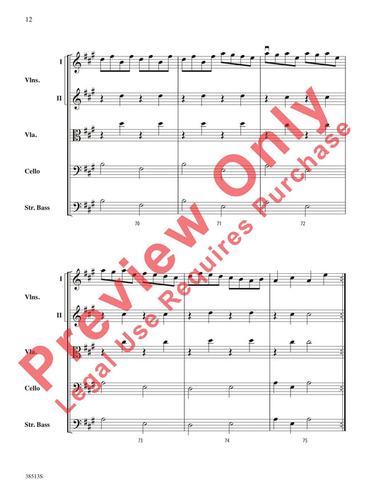 American Fiddle Triptych Featuring: Arkansas Traveler / Fire on the Mountain / Devil's Dream 提琴 總譜 | 小雅音樂 Hsiaoya Music