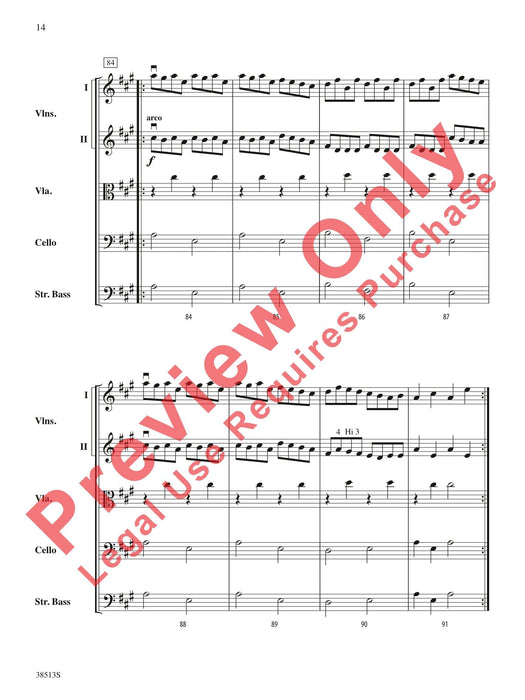 American Fiddle Triptych Featuring: Arkansas Traveler / Fire on the Mountain / Devil's Dream 提琴 總譜 | 小雅音樂 Hsiaoya Music