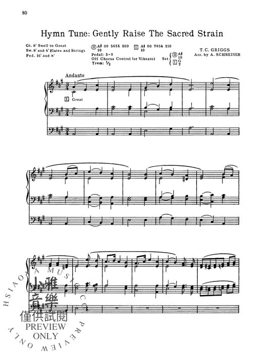 Sunday Morning Organist, Volume 6: Voluntaries (with Pedal) 管風琴 | 小雅音樂 Hsiaoya Music