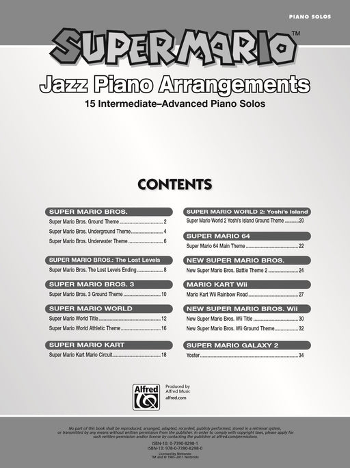 Super Mario™ Jazz Piano Arrangements 15 Intermediate--Advanced Piano Solos 爵士音樂鋼琴 獨奏 | 小雅音樂 Hsiaoya Music