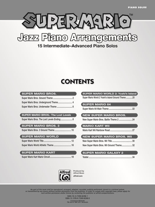 Super Mario™ Jazz Piano Arrangements 15 Intermediate--Advanced Piano Solos 爵士音樂鋼琴 獨奏 | 小雅音樂 Hsiaoya Music
