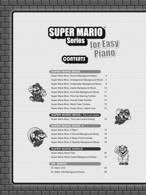 Super Mario™ Series for Easy Piano 34 Super Mario™ Themes Arranged for Easy Piano 鋼琴 | 小雅音樂 Hsiaoya Music