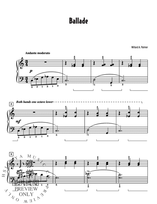 Willard A. Palmer's Favorite Solos, Book 2 9 of His Original Piano Solos 獨奏 鋼琴 獨奏 | 小雅音樂 Hsiaoya Music