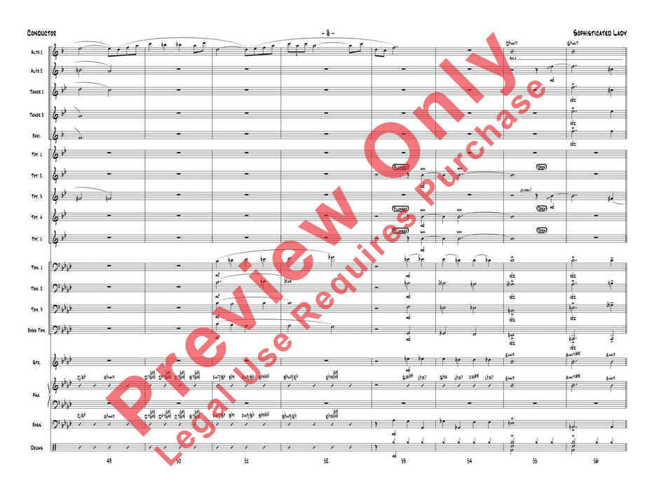 Sophisticated Lady 總譜 | 小雅音樂 Hsiaoya Music