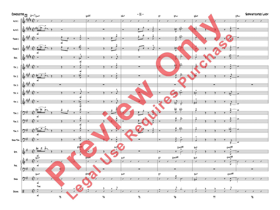 Sophisticated Lady 總譜 | 小雅音樂 Hsiaoya Music