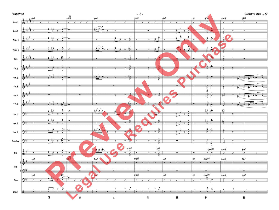 Sophisticated Lady 總譜 | 小雅音樂 Hsiaoya Music