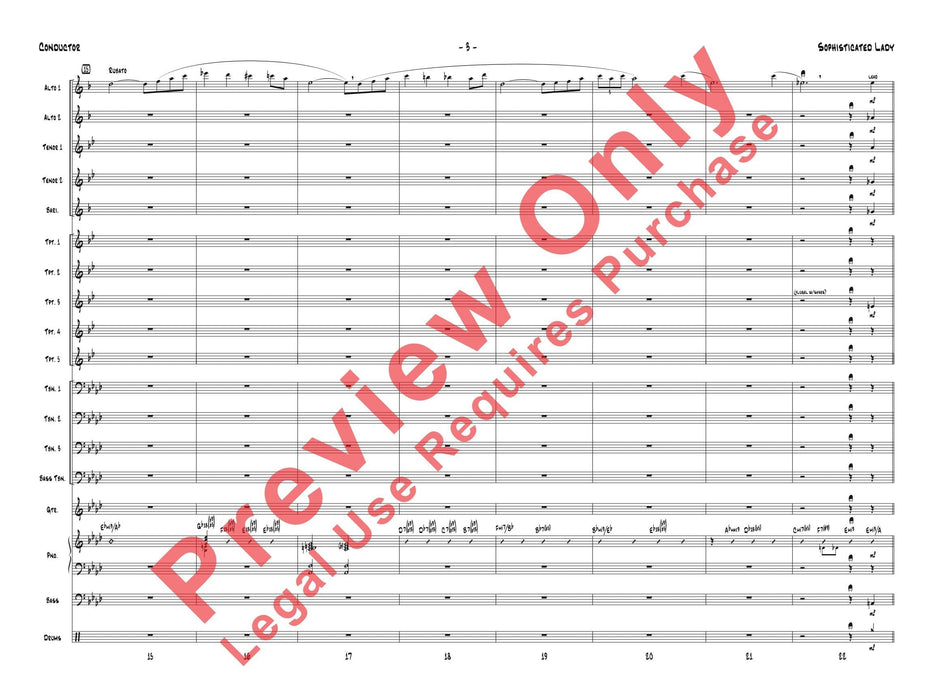Sophisticated Lady 總譜 | 小雅音樂 Hsiaoya Music